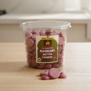 BlueBerry button Cookies