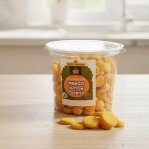 Mango Button Cookies