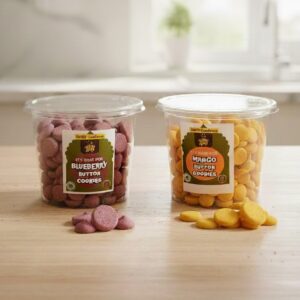 Blueberry and Mango button cookies combo